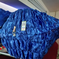 Гроб атлас синий