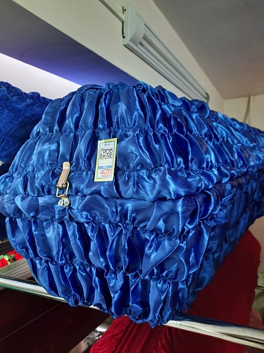 Гроб атлас синий