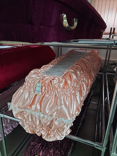 Гроб атлас пурпурный